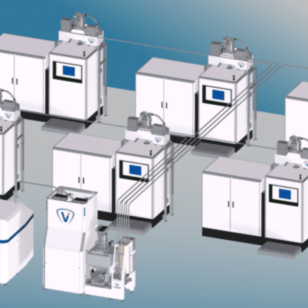 Illustration of Volkmann metal powder equipment for closed-loop additive manufacturing