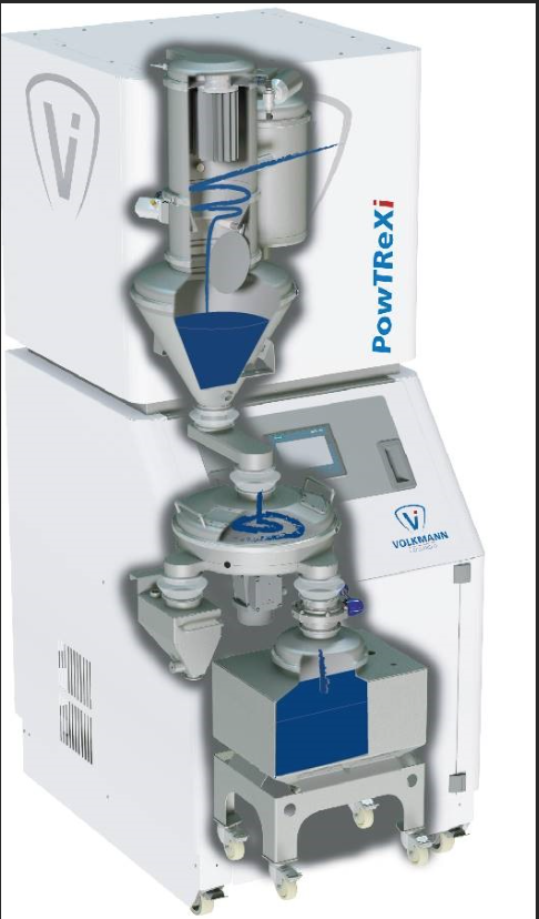 Volkmann PowTReXi se inauguró para revelar el interior del sistema de extracción por transferencia de polvo metálico para impresión 3D con atmósfera inerte.