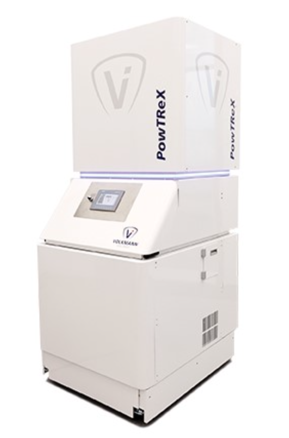 Extracción por transferencia de polvo metálico Volkmann PowTReX para impresión 3D