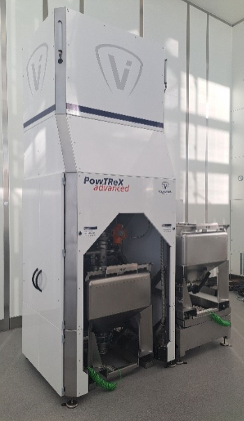 Volkmann PowTReX avanzado para la recuperación y reprocesamiento de polvo metálico en la impresión 3D