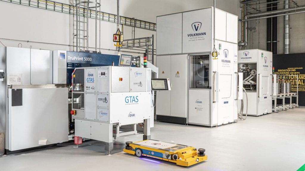 Sistema de reciclaje de polvo metálico Volkmann para la fabricación aditiva en BMW AG