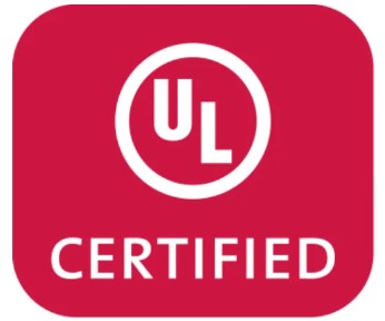 Logotipo rojo certificado por UL para controladores Volkmann