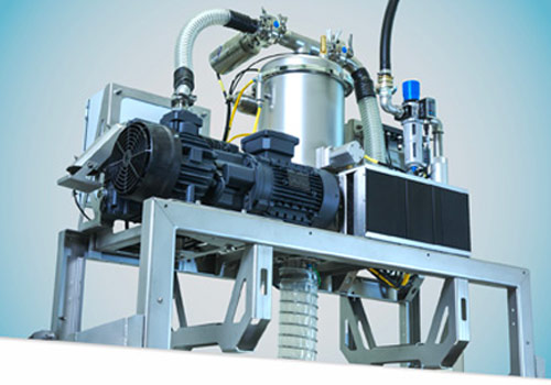Volkmann vLoader atop 3D printer for loading metal powder