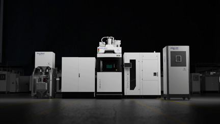 Sistema de impresión 3D EOS con equipo de transporte neumático por vacío Volkmann EOS Edition